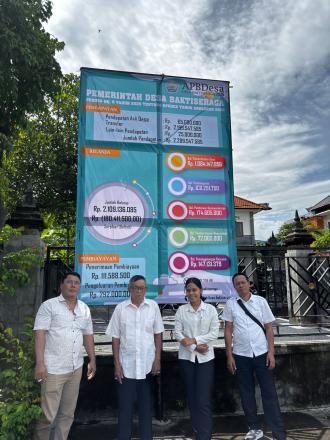 Pemasangan Baliho APBEDES Tahun Anggaran 2026